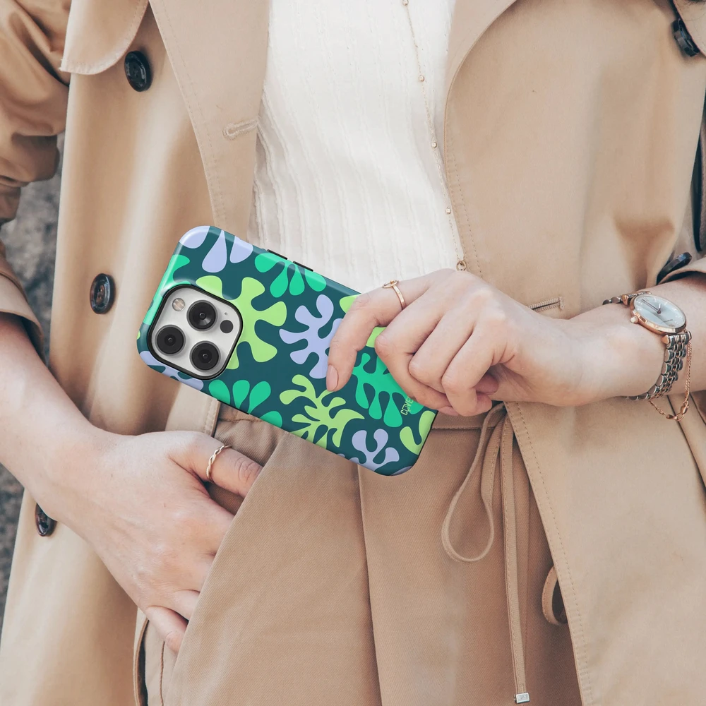 Coveris Telefono dėklas Magsafe "Wildflow" iPhone 12-17, Samsung S22-26, Google Pixel 10/Pro/ProXL modeliams