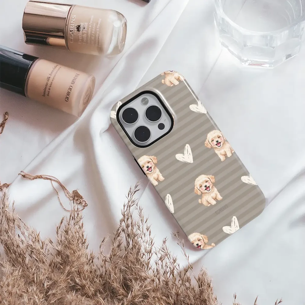 Coveris Telefono dėklas Magsafe "Woof" iPhone 12-17, Samsung S22-26, Google Pixel 10/Pro/ProXL modeliams