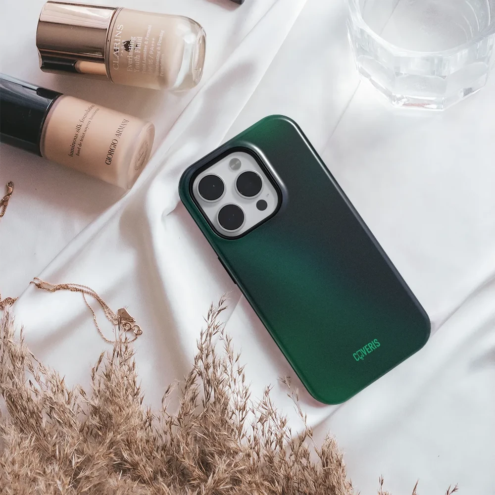 Coveris Telefono dėklas Magsafe "Žalias Essence" iPhone 12-17, Samsung S22-26, Google Pixel 10/Pro/ProXL modeliams