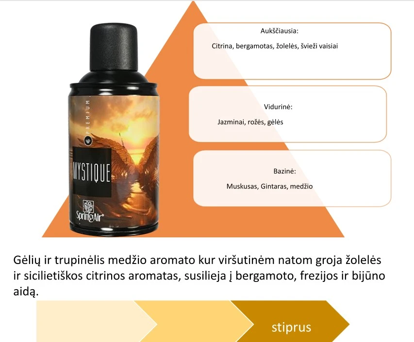 Spring Aerozoliniai kvapai "PREMIUM" nauja linija