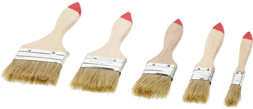 DAŽYMO ŠEPEČIAI 5 VNT. 0,5''–2,5''