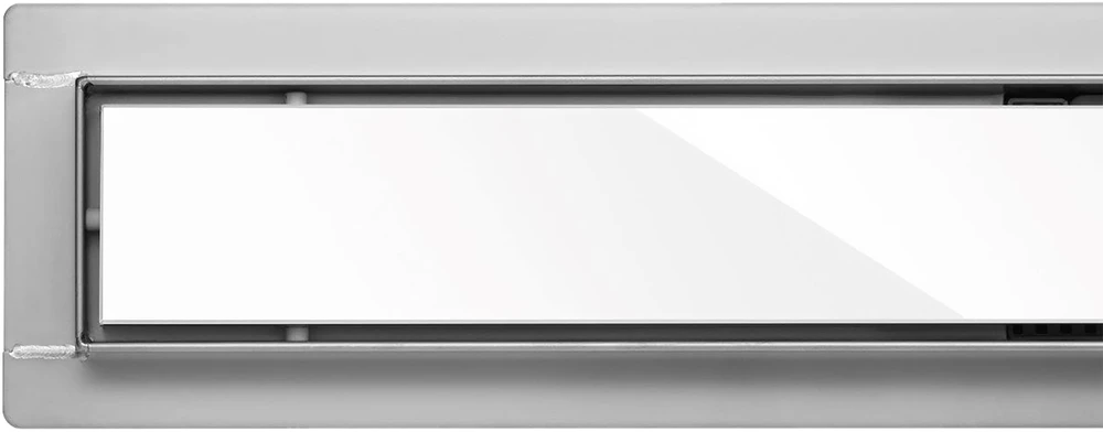 Fala WET&DRY Baltas GLASS LINEAR DRAIN 60 CM