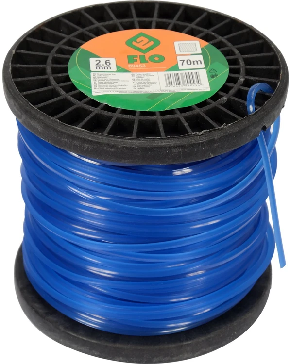 FLO PJOVIMO VALAS 2,6 mm x 70 m KVADRATINĖ 89453