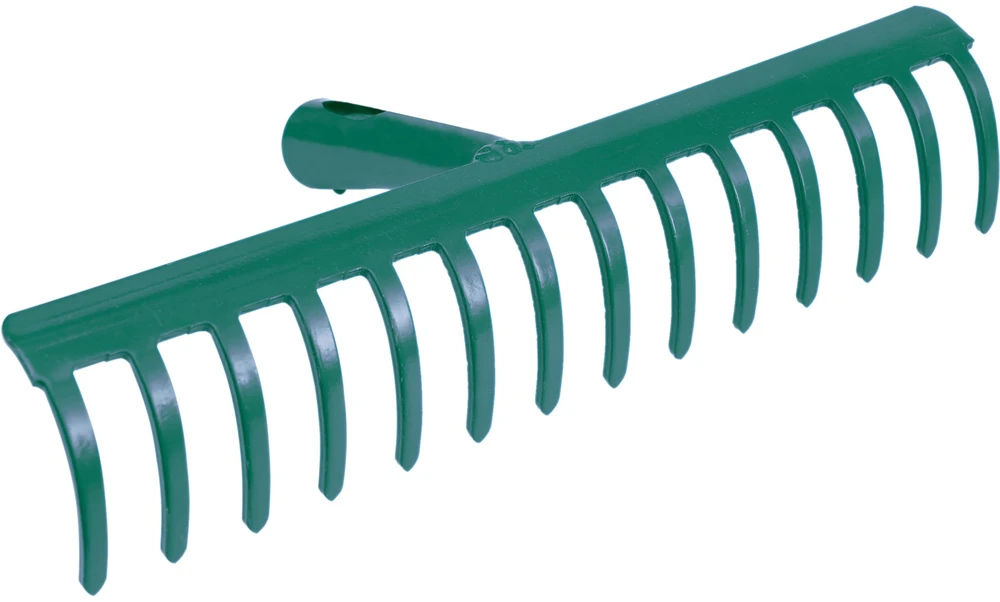 FLO GRABIE METALOWE 34cm. 14 ZĘBÓW NIEOPRAWIONE 35751