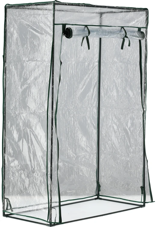 FLO Mini šiltnamis augalų auginimui lauke ir viduje, 100x50x150 cm dydžio šiltnamis