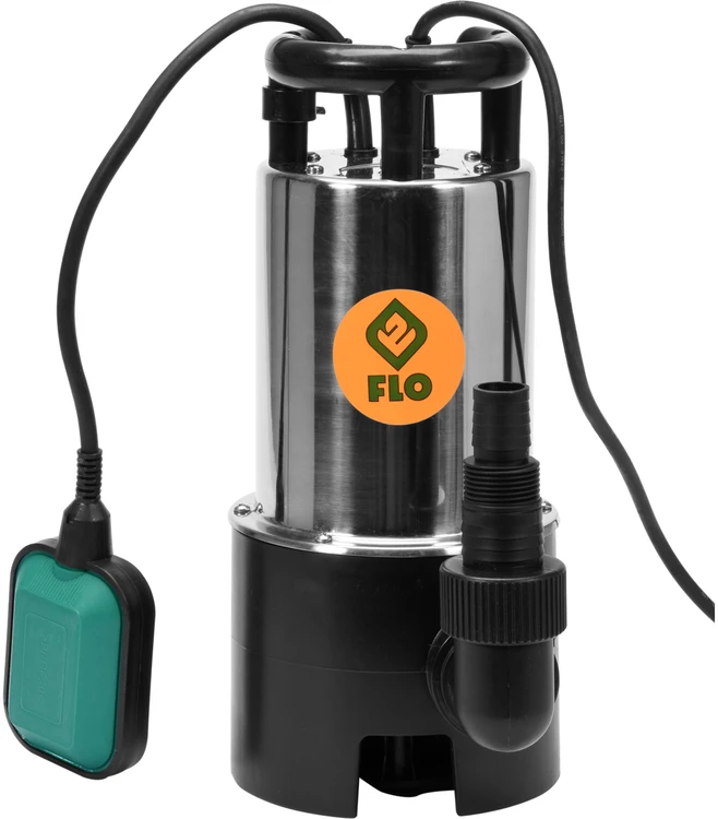 FLO nešvaraus vandens siurblys 750W nerūdijantis plienas 79790