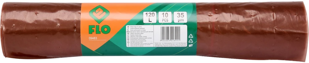 FLO PERFORUOTI ŽOLĖS MAIŠAI 120l / 10 vnt.