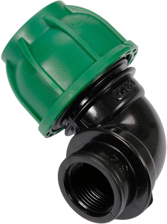 FLO PP alkūnė 90° GW 32MM X 3/4''