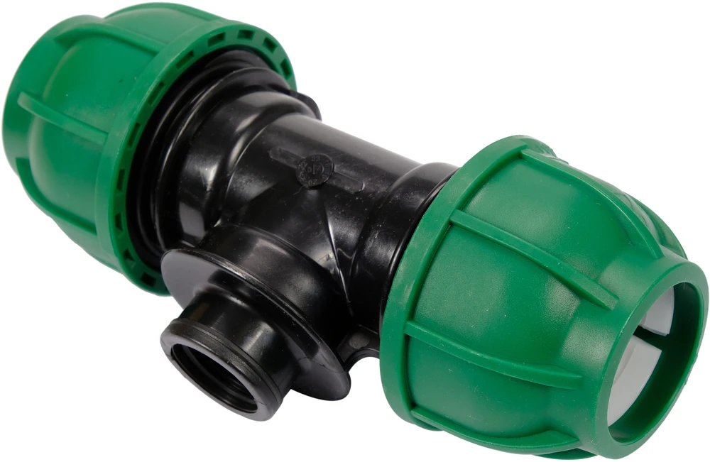FLO PP TEE GW 32MM X 1/2'' X 32MM