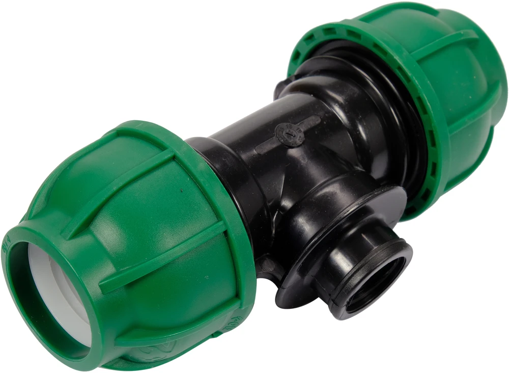 FLO PP TEE GW 32MM X 1/2'' X 32MM