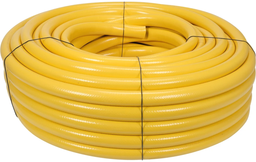 FLO Sodo žarna 50m, 1 colio skersmens, atspari UV spinduliams, lanksti sodo žarna, PVC vandens žarna, lauko žarna