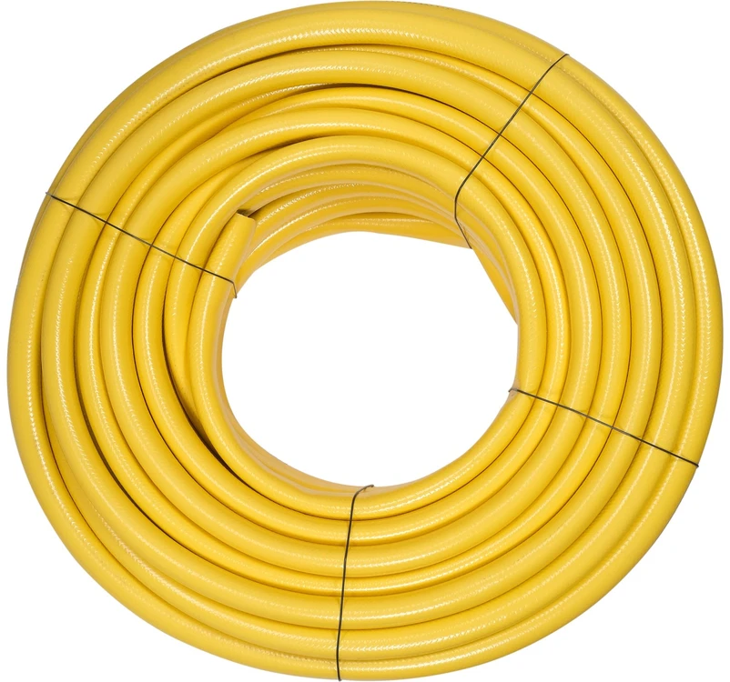 FLO Sodo žarna 50m, 1 colio skersmens, atspari UV spinduliams, lanksti sodo žarna, PVC vandens žarna, lauko žarna