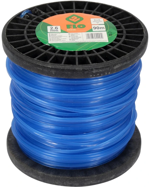 FLO Toya Sa Poland Valas žolei trimeriams | penkiakampis / Star | 2.6 mm x 90 m (89458)