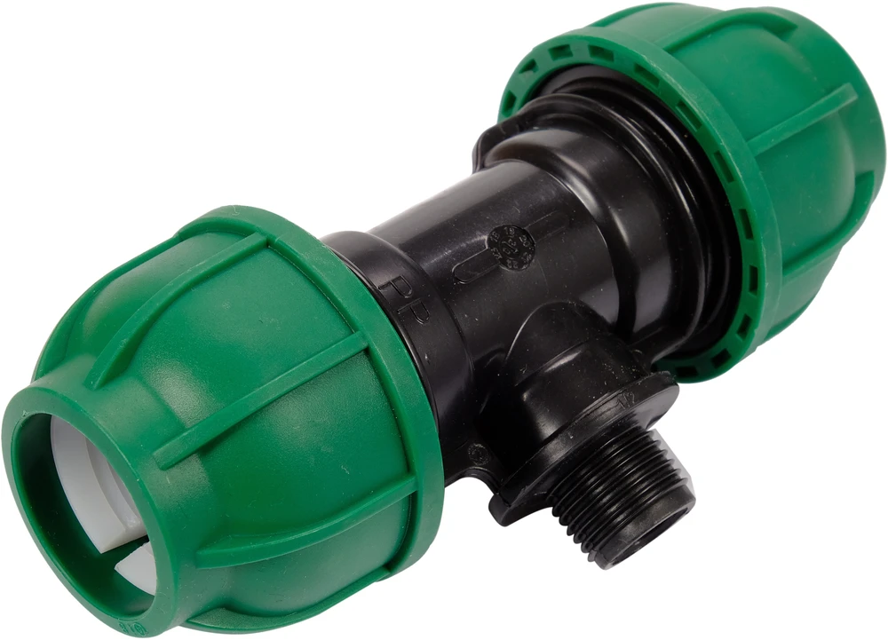 FLO TEE PP GZ 32MM X 1/2'' X 32MM