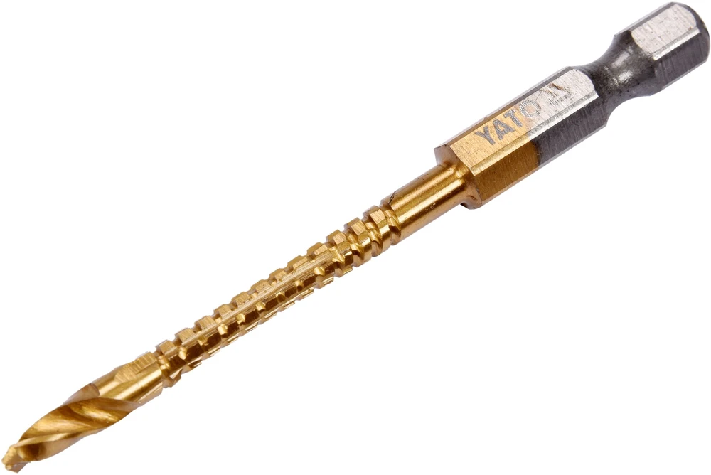Grąžtas Yato METALO FREZAVIMAS 4,0 mm HSS-TIN HEX