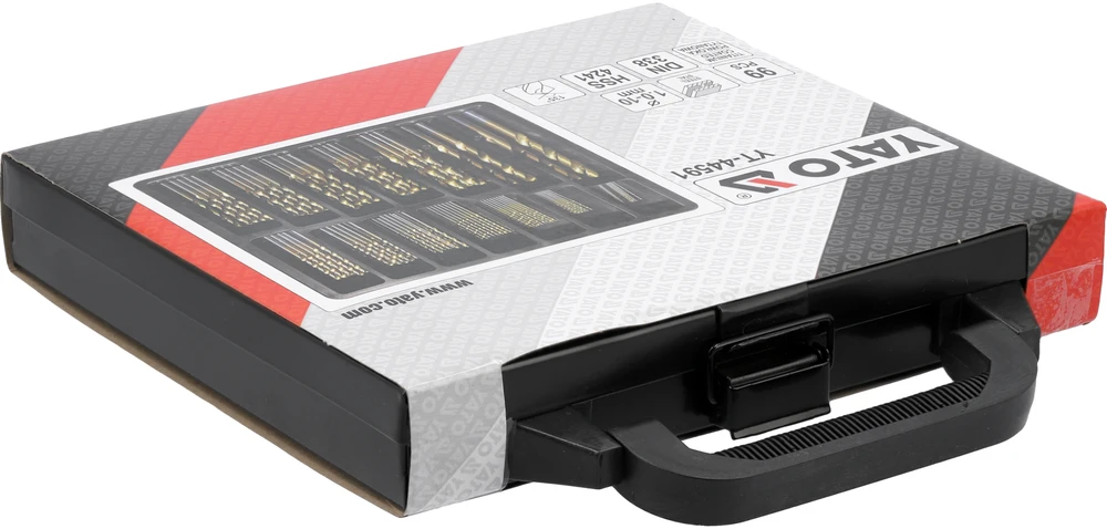 Grąžtas Yato METALO GRĄŽŲ RINKINYS 1-10MM 99 VNT