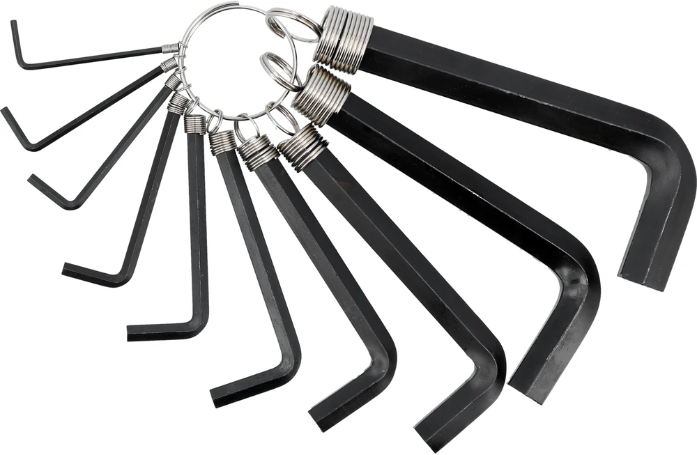 VOREL šešiakampiai raktai / šešiakampiai 2-14 mm rinkinys, 10 vnt. 56400