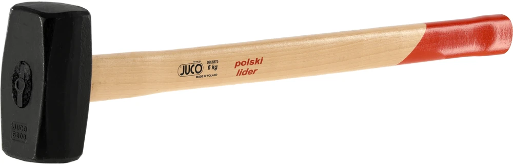 Juco Akmens plaktukas 6.0kg, akmens apdirbimui, statyboms, plieno, medinis, kalvis