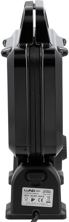 Vaflinė Lund Toya Sa Poland Vaflių keptuvė | 1200 W | 2 vafliams (68016)