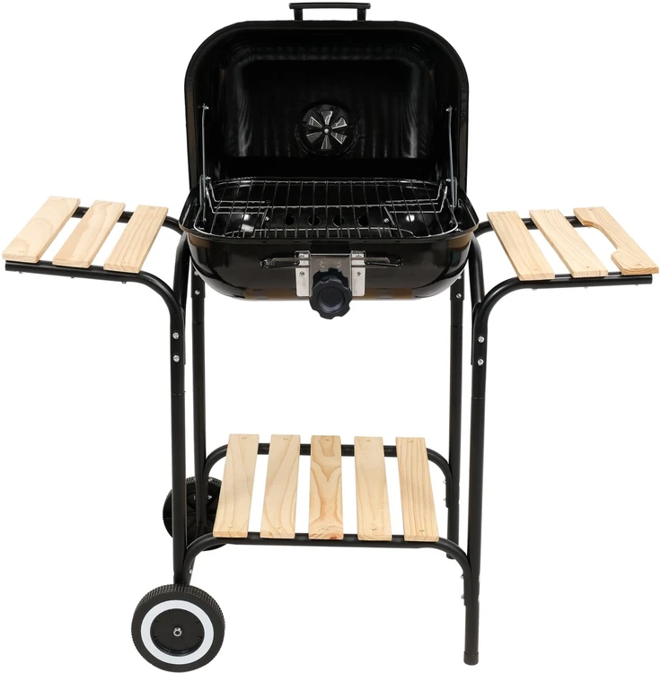 Lund Anglies grilis su dangčiu, grotelių reguliavimu, BBQ nešiojamas