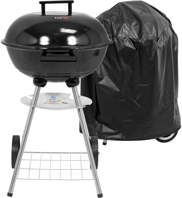 Lund Toya Sa Poland Lauko kepsninė / grilis su dangčiu | Apvalios grotelės 41 cm (99906)
