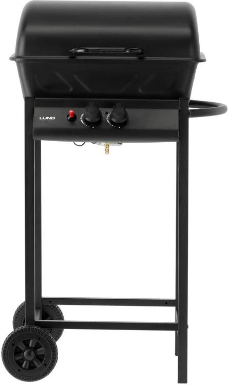 Toya LUND GAS GRILL 2 BURNERS 5.5KW Juodas