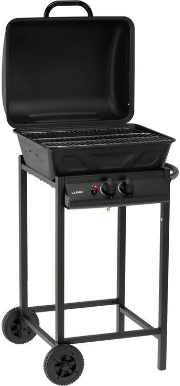 Toya LUND GAS GRILL 2 BURNERS 5.5KW Juodas
