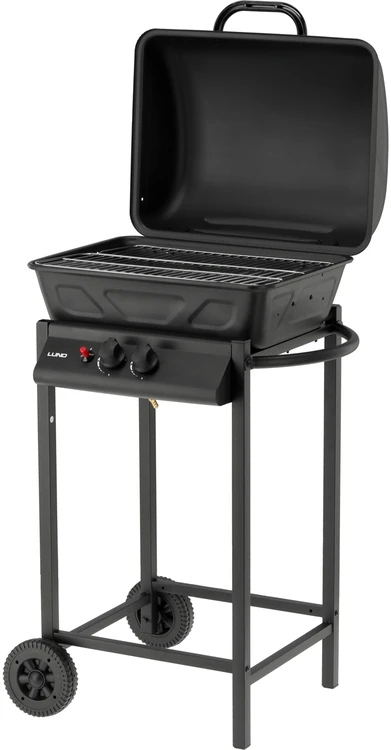 Toya LUND GAS GRILL 2 BURNERS 5.5KW Juodas