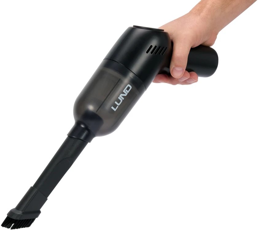Lund BELAIDINIS AUTOMOBILIŲ DULKUMINIS SIurblys 60W, 4.5KPA, LI-ION 7.4V 4000MAH, USB
