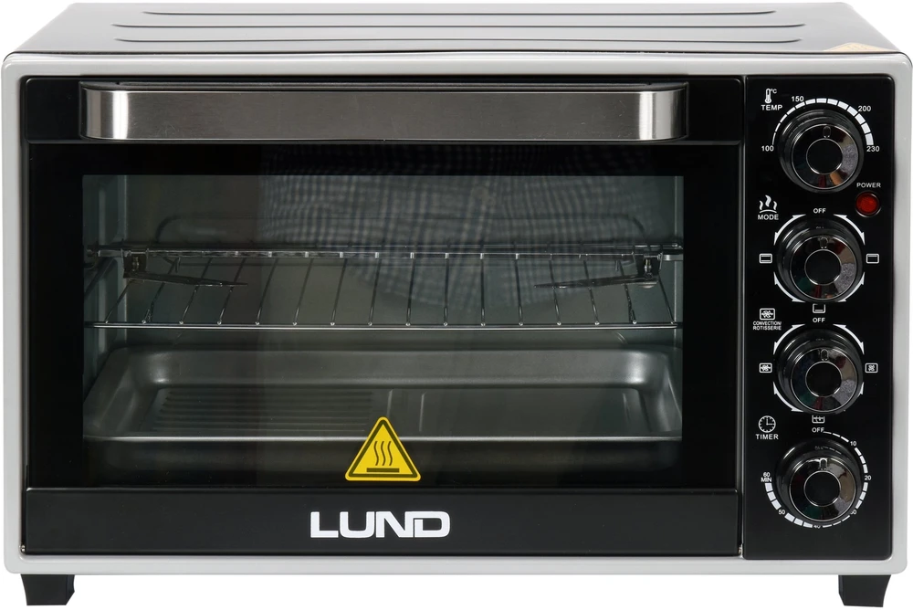 Orkaitė Lund ELEKTRINĖ KROSTELĖ 1600W 28L