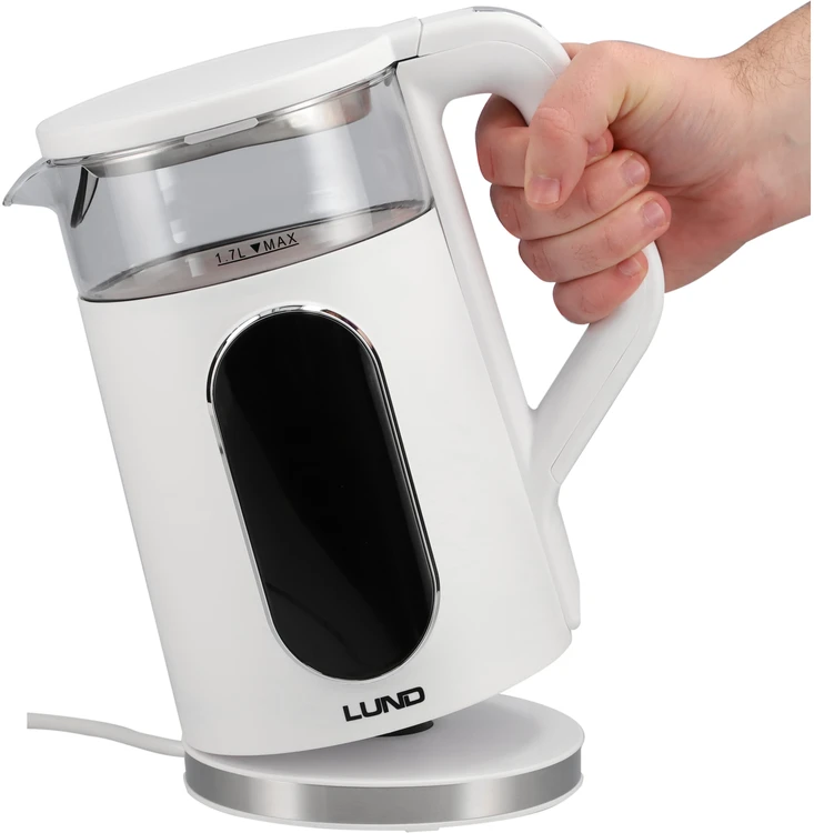 Virdulys Lund Toya Sa Poland ELECTRIC KETTLE 1.7L, TEMPERATURE REGULATION, Baltas (68224)