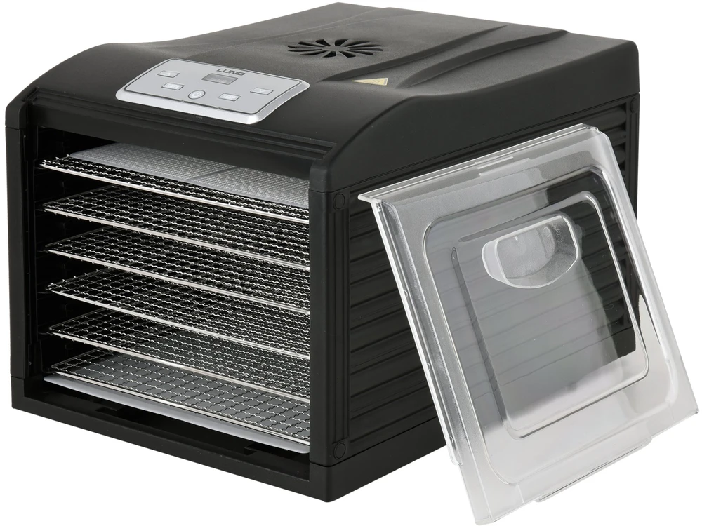 Lund Toya Food Dehydrator | 68272 | Power 420-500 W | Number of trays 6 | Integrated timer | Juodas