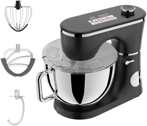 Virtuvinis kombainas Lund STOVIMASIS MAIŠYTUVAS, 2000 W, 6 L, LED VALDYMO SKYDELIS (67815)