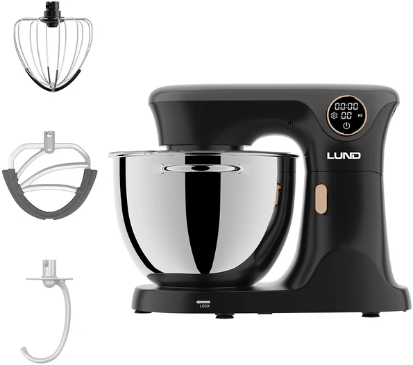 Virtuvinis kombainas Plakiklis Lund Toya Sa Poland Planetarinis mikseris | 2000 W | 6L | 10 greičių + turbo | timer (67814)