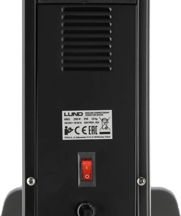 Lund ŠILDYTUVAS KONVEKTORIUS 2300W, LCD PLANOLIS