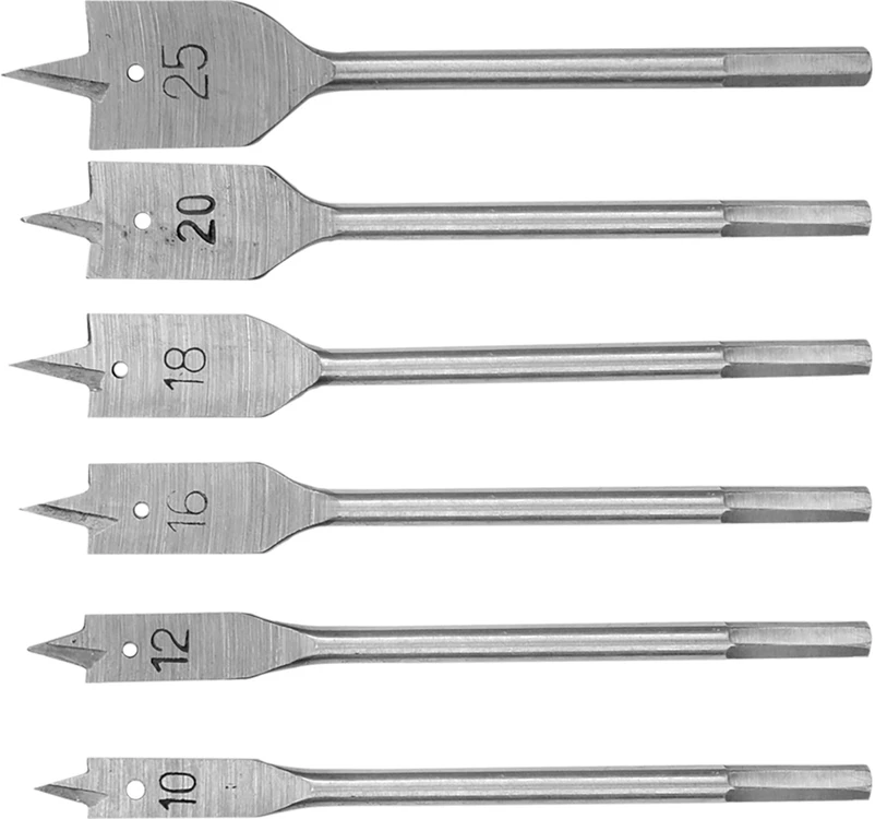 Grąžtas Toya Sa Poland VOREL veleno grąžtų rinkinys, 6 vnt., 10–25 mm, 22500