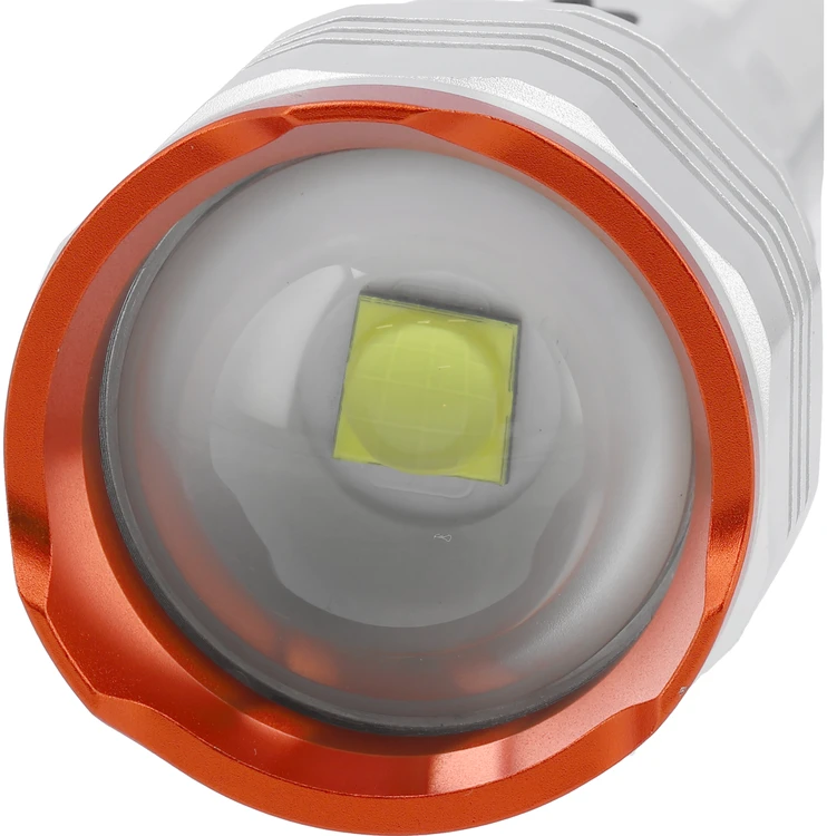 Sthor Įkraunamas 50W 4500LM žibintuvėlis, stiprus aliumininis žibintas, POWER LED žibintuvėlis, 4 šviesos režimai