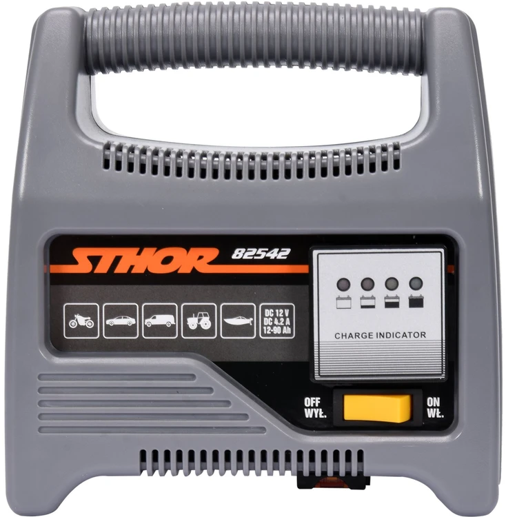Sthor Toya Sa Poland Pakrovėjas akumuliatoriams | 6A / 12V / 90 Ah | LED (82542)