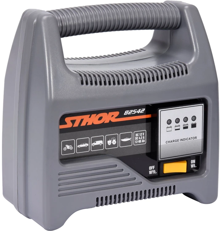 Sthor Toya Sa Poland Pakrovėjas akumuliatoriams | 6A / 12V / 90 Ah | LED (82542)