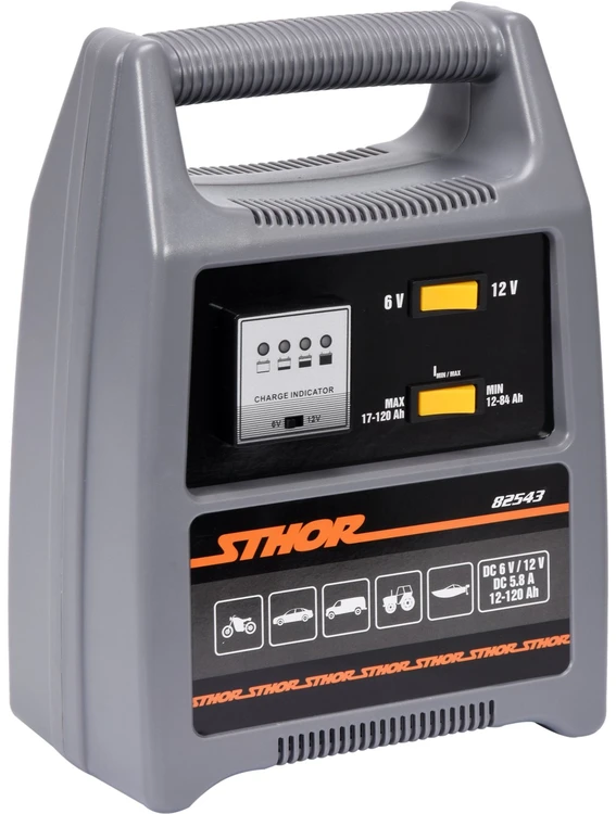 Sthor Toya Sa Poland Pakrovėjas akumuliatoriams | 8A / 12V / 120 Ah | LED (82543)