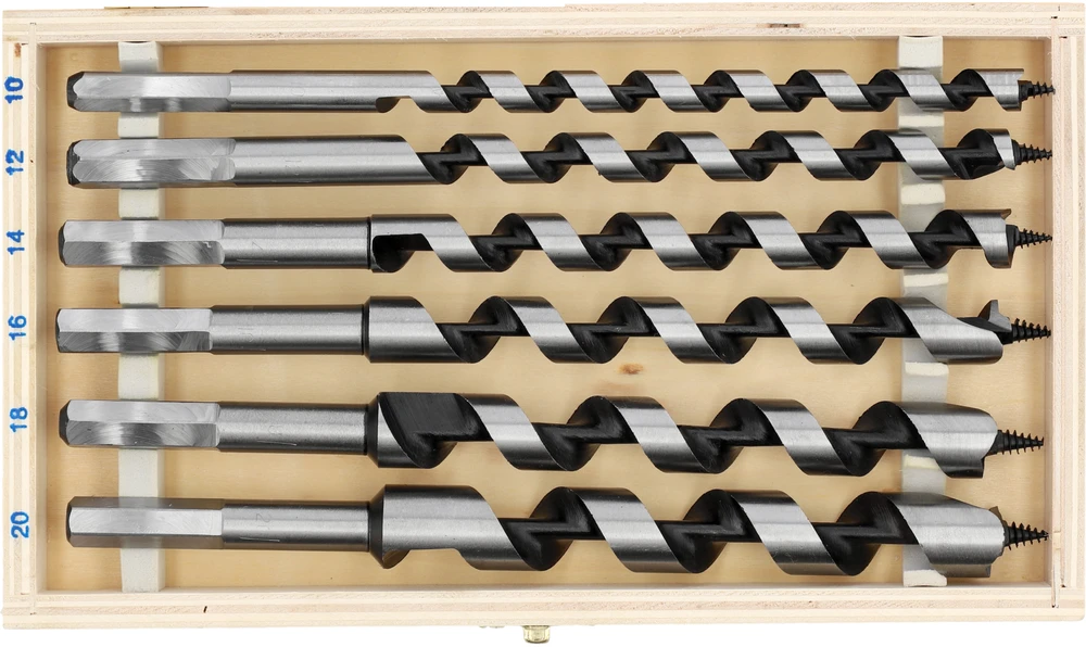 Grąžtas Toya Sa Poland VOREL medienos grąžtų rinkinys, 6 vnt. / 230 mm, 10–20 mm, 22465