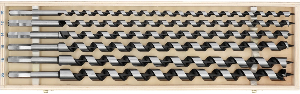 Grąžtas Toya Sa Poland VOREL medienos grąžtų rinkinys, 6 vnt. / 460 mm, 10–20 mm, 22466