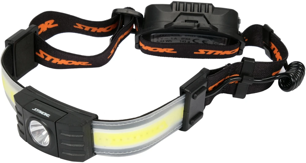 Sthor PRIEKINIS LEMPAS 320LM, 5 REŽIMAI, LI-PO 3.7V 1200MAH