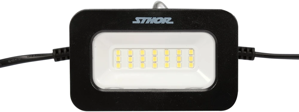Sthor SMD prožektorių rinkinys, 3000 lm, su 15.4 metro kabeliu, LED darbo lempos, pakabinami prožektoriai, SMD darbo lempų rinkinys