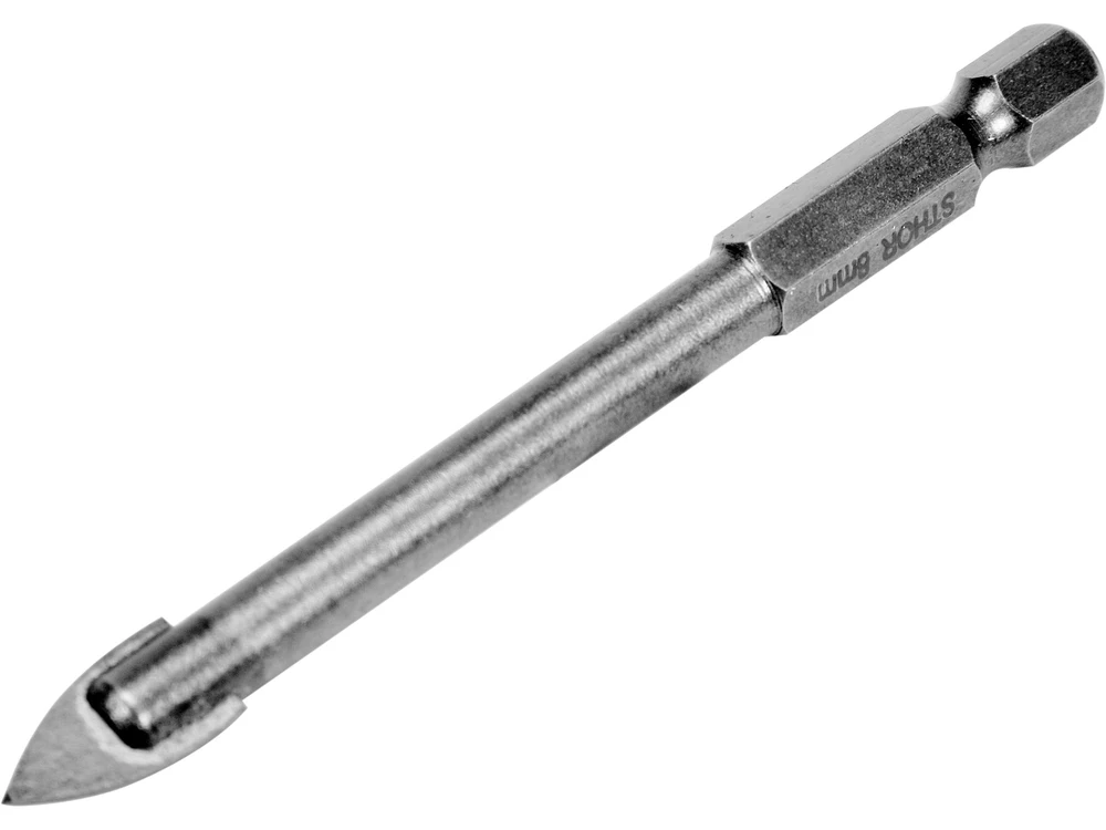 Grąžtas STHOR grąžtai DO SZKŁA I CERAMIKI 8mm HEX