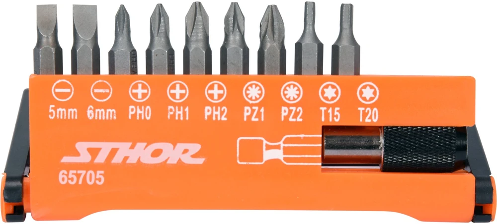 STHOR Rinkinys sukimo antgalių 10el. 65705