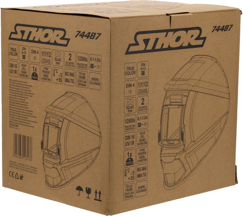Sthor Toya Sa Poland Automatiškai tamsėjanti suvirinimo kaukė / skydelis (74487)