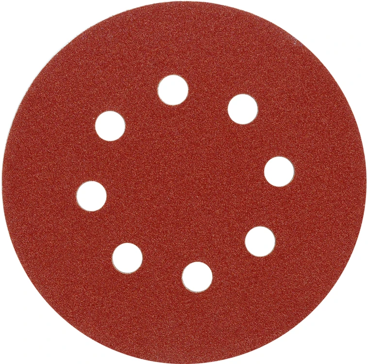 Diskinis šlifavimo popierius prilimpantis su skylėm Vorel | Nr. 36 d-125mm (5vnt.)