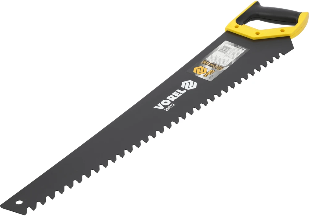 VOREL akytojo BETONO Pjūklas 600mm / 34 WIDI DANTYS, PLASTIKINĖ RANKENA 28012
