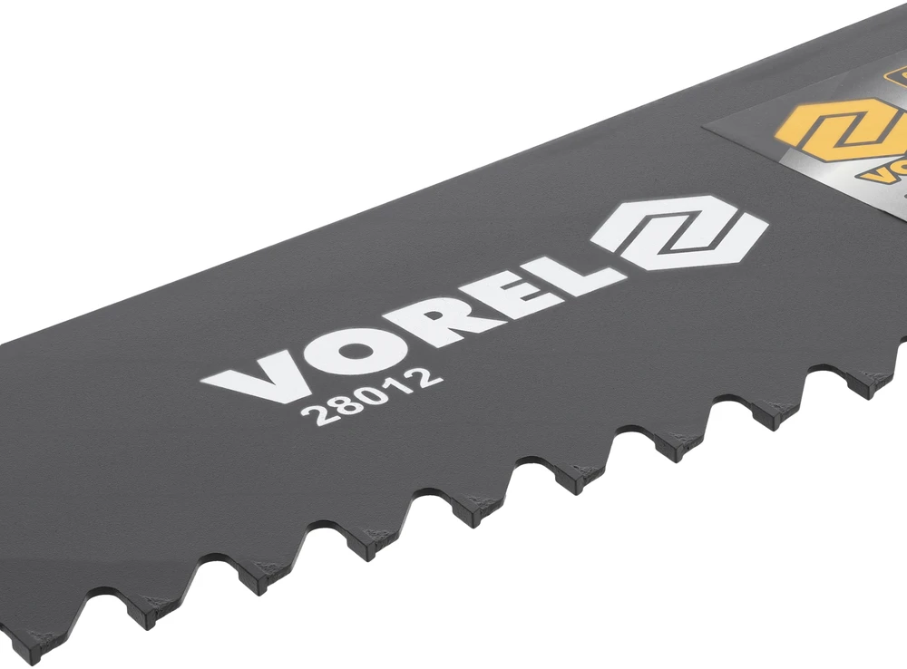 VOREL akytojo BETONO Pjūklas 600mm / 34 WIDI DANTYS, PLASTIKINĖ RANKENA 28012